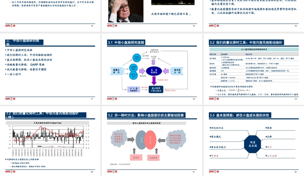 小盘股投资逻辑与研究方法.ppt
