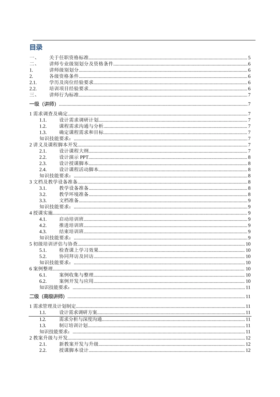 讲师专业任职资格标准.docx_第1页