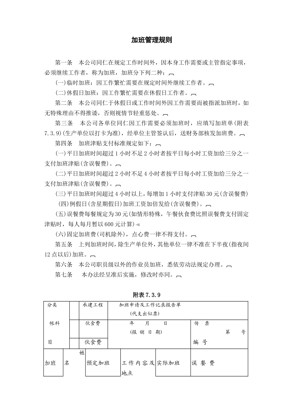 加班管理规则 (2).DOC_第1页
