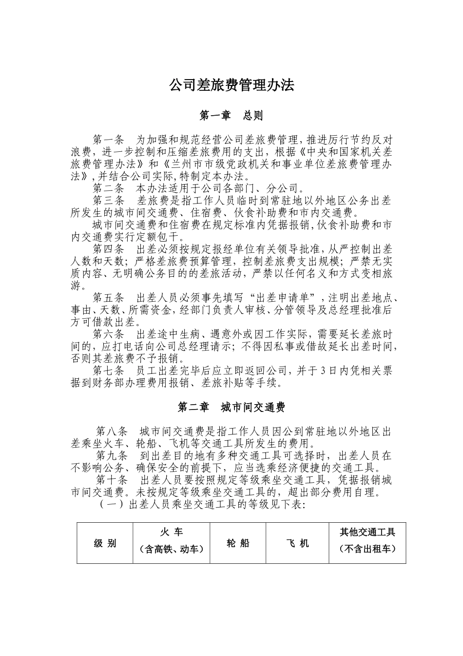 公司差旅费管理制度 (3).doc_第1页