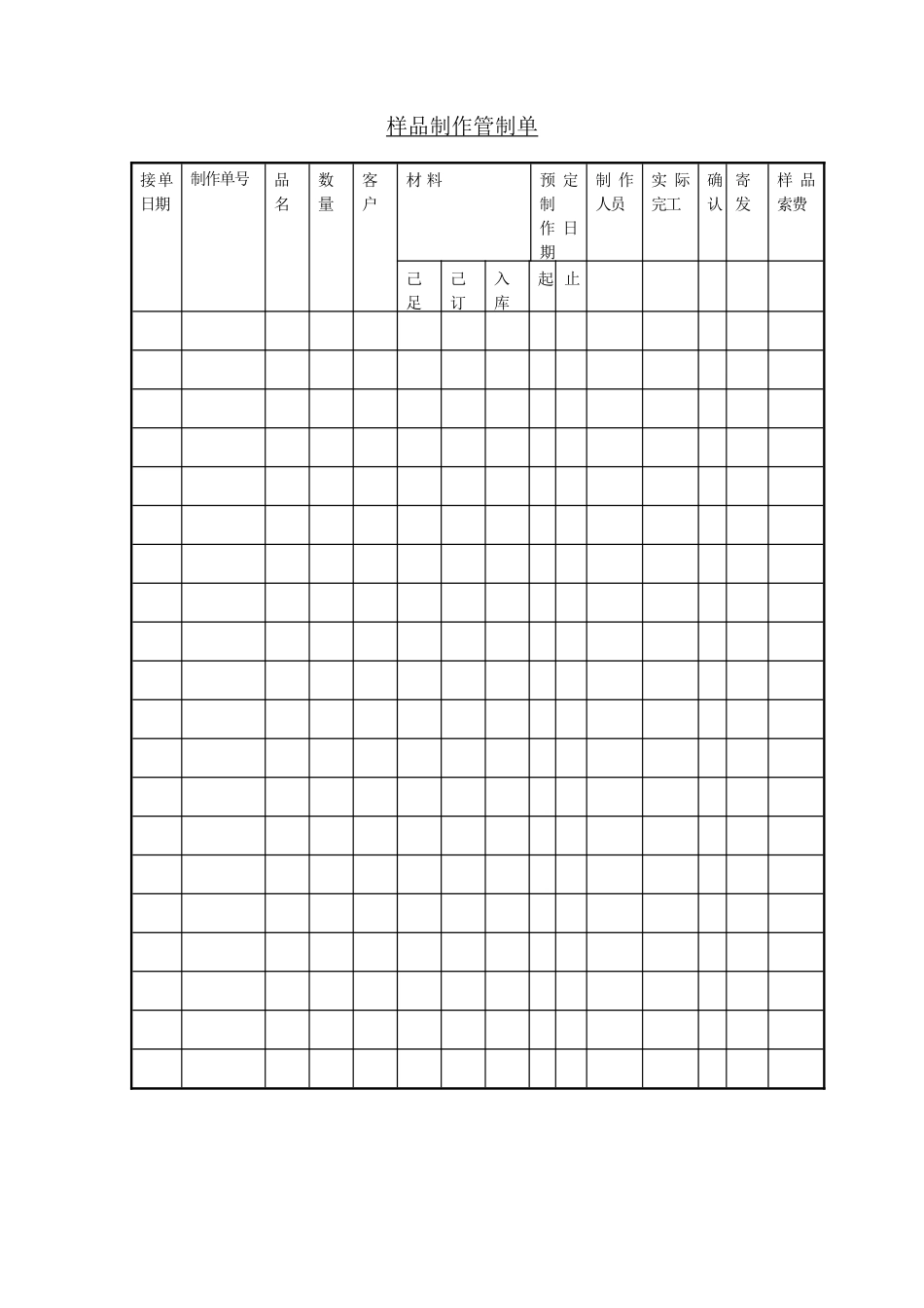 样品制作管制单 (2).doc_第1页