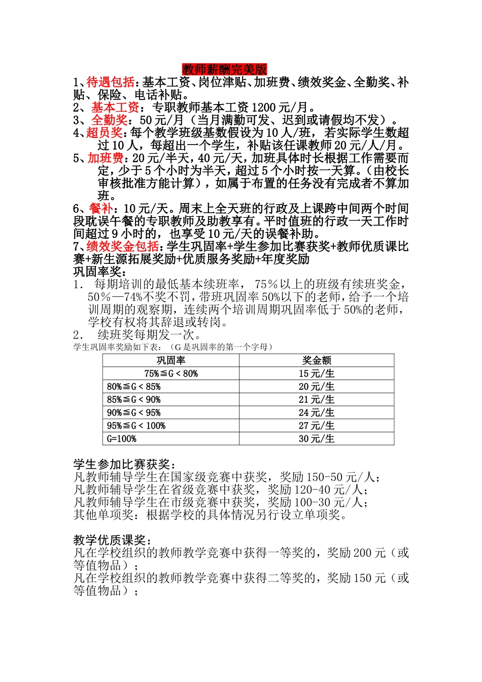 培训学校教师薪酬管理.doc_第1页