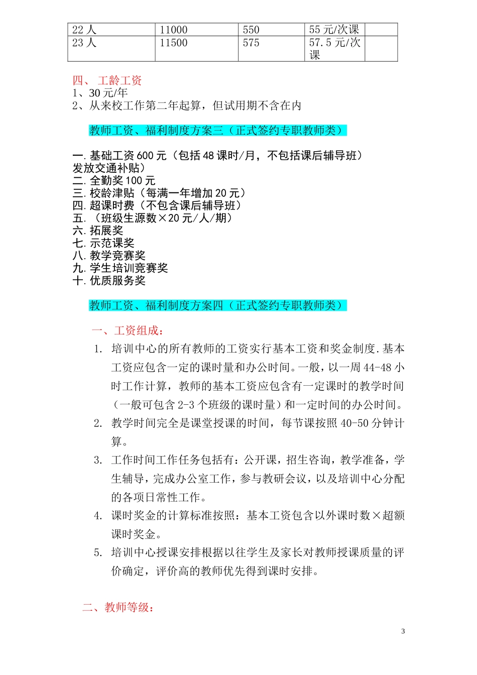 英语培训学校薪酬绩效管理手册.doc_第3页