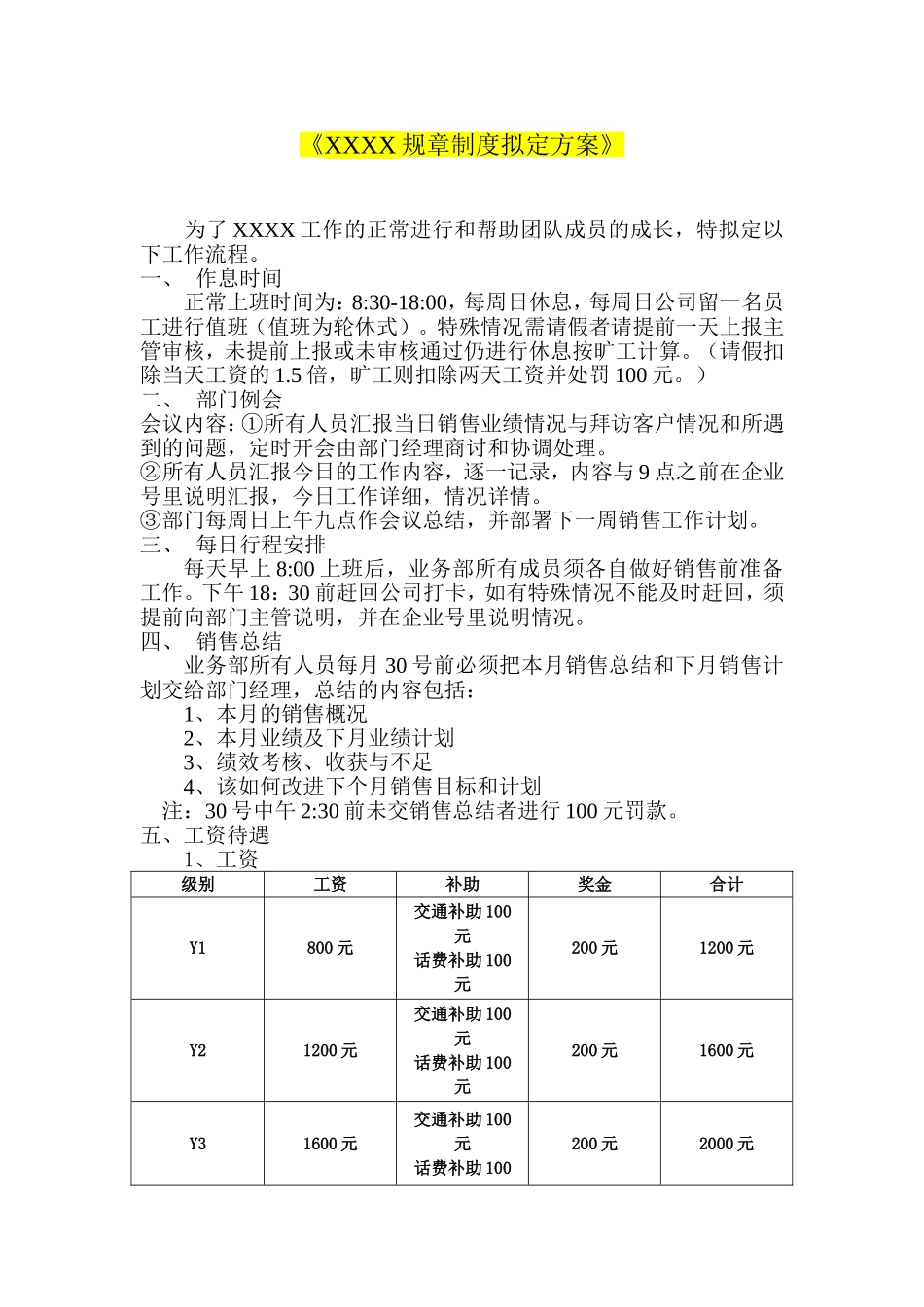 网络公司业务部规章制度 (2).doc_第1页