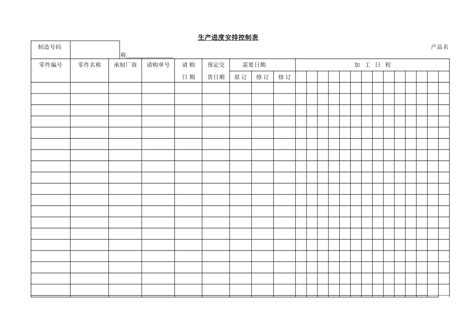 生产进度安排控制表 (2).doc_第1页