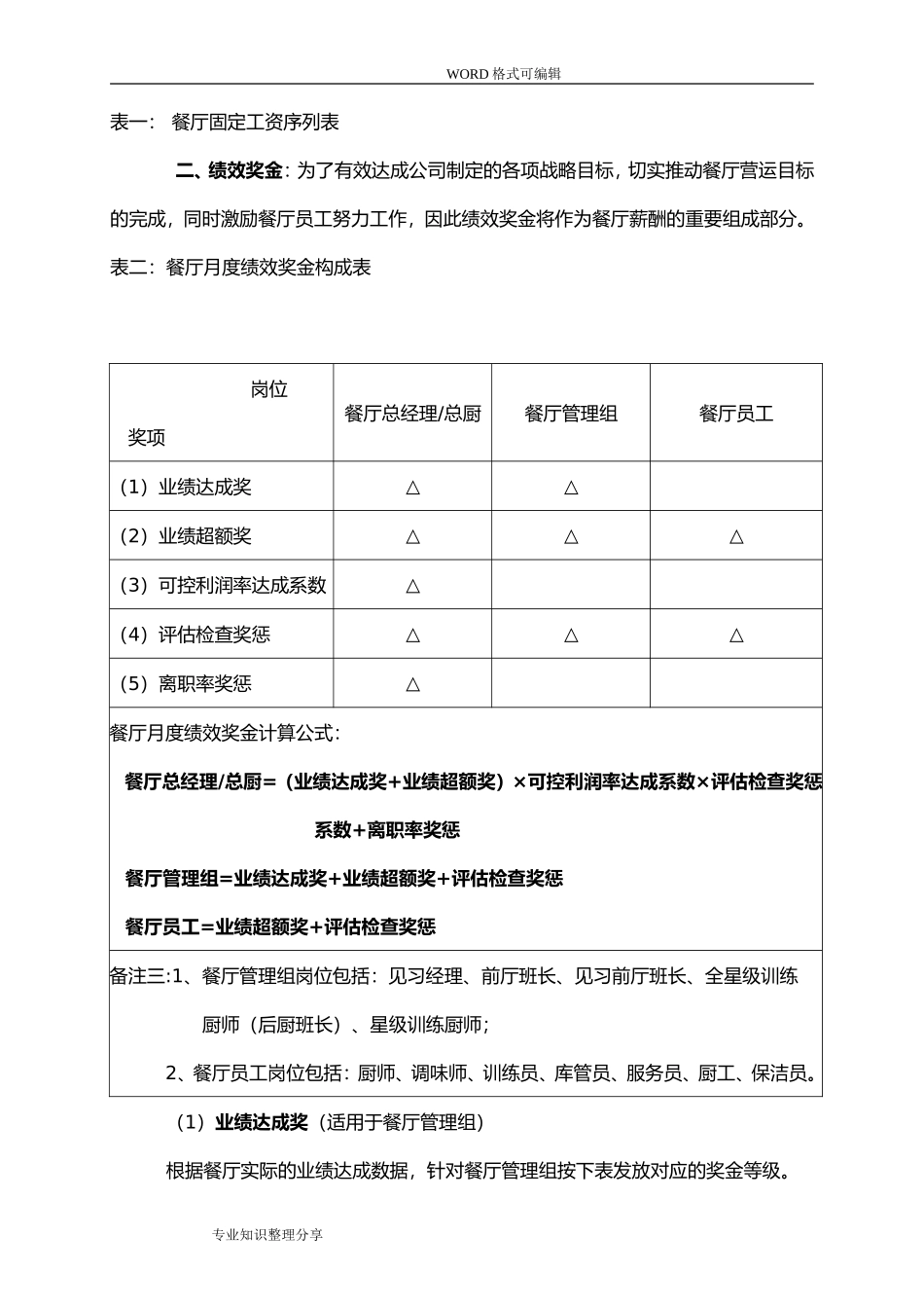 餐厅薪酬制度2018-45649755b8f3f90f76c66137ee06eff9aef849b5.doc_第2页