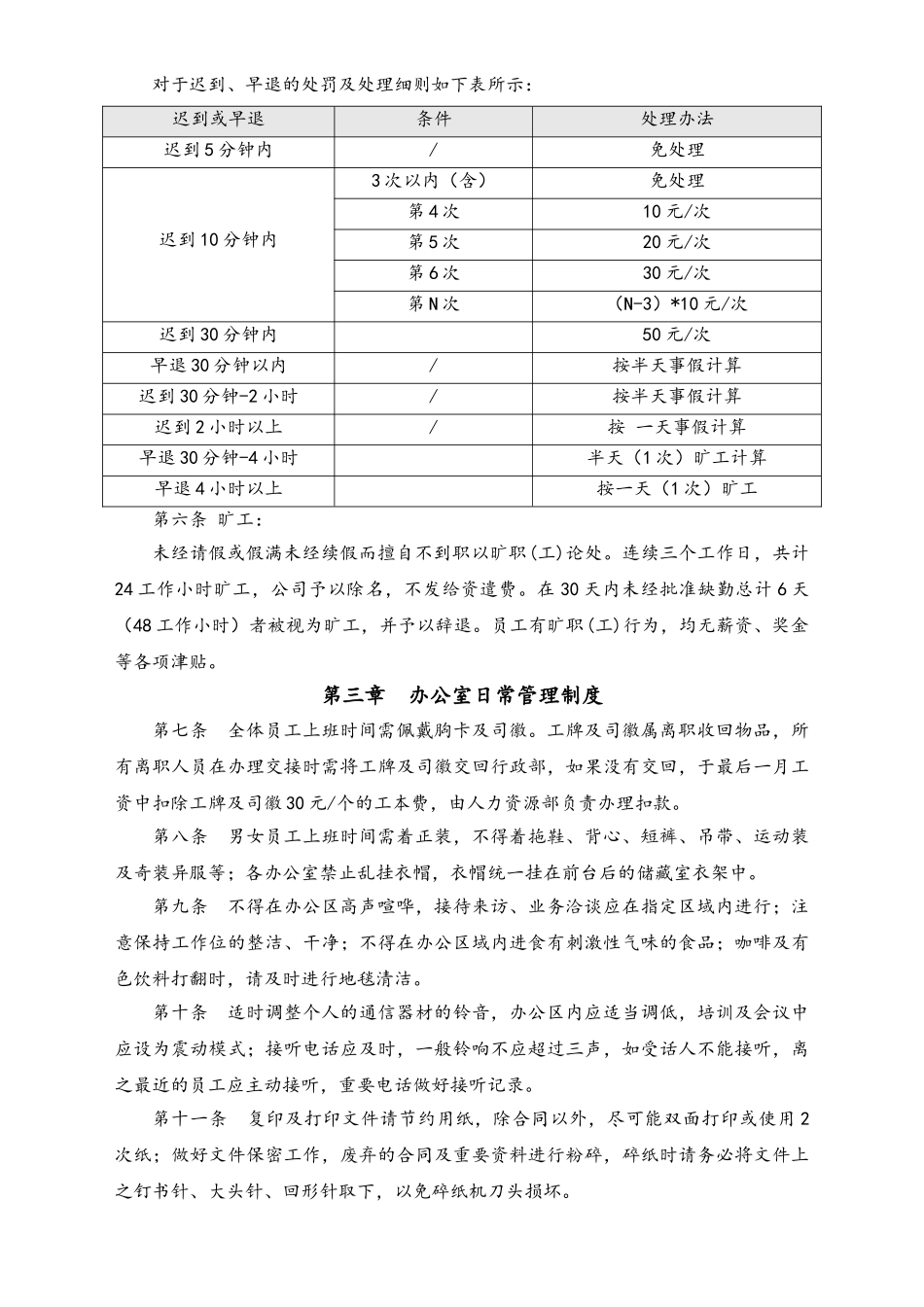 XX集团业务部办公室管理制度.doc_第2页