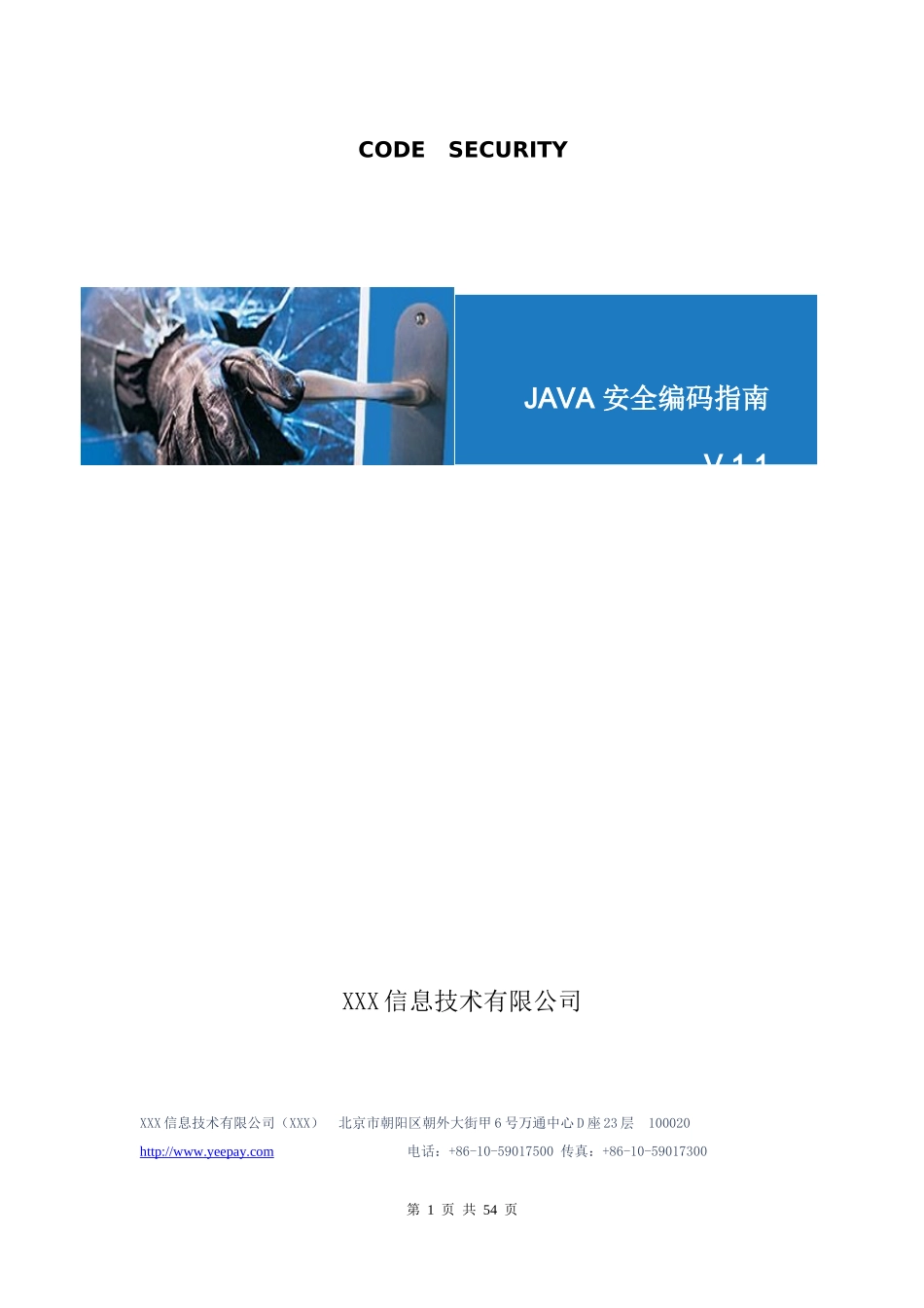 JAVA安全编码指南 V1.1.docx_第1页
