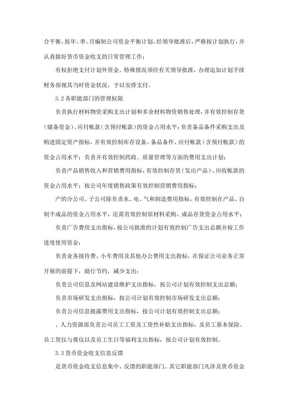 43-【行业案例】-公司及各分子公司财务管理制度.doc_第2页