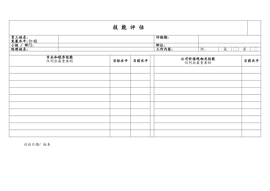 16-公司员工绩效评价及发展表格.doc_第3页
