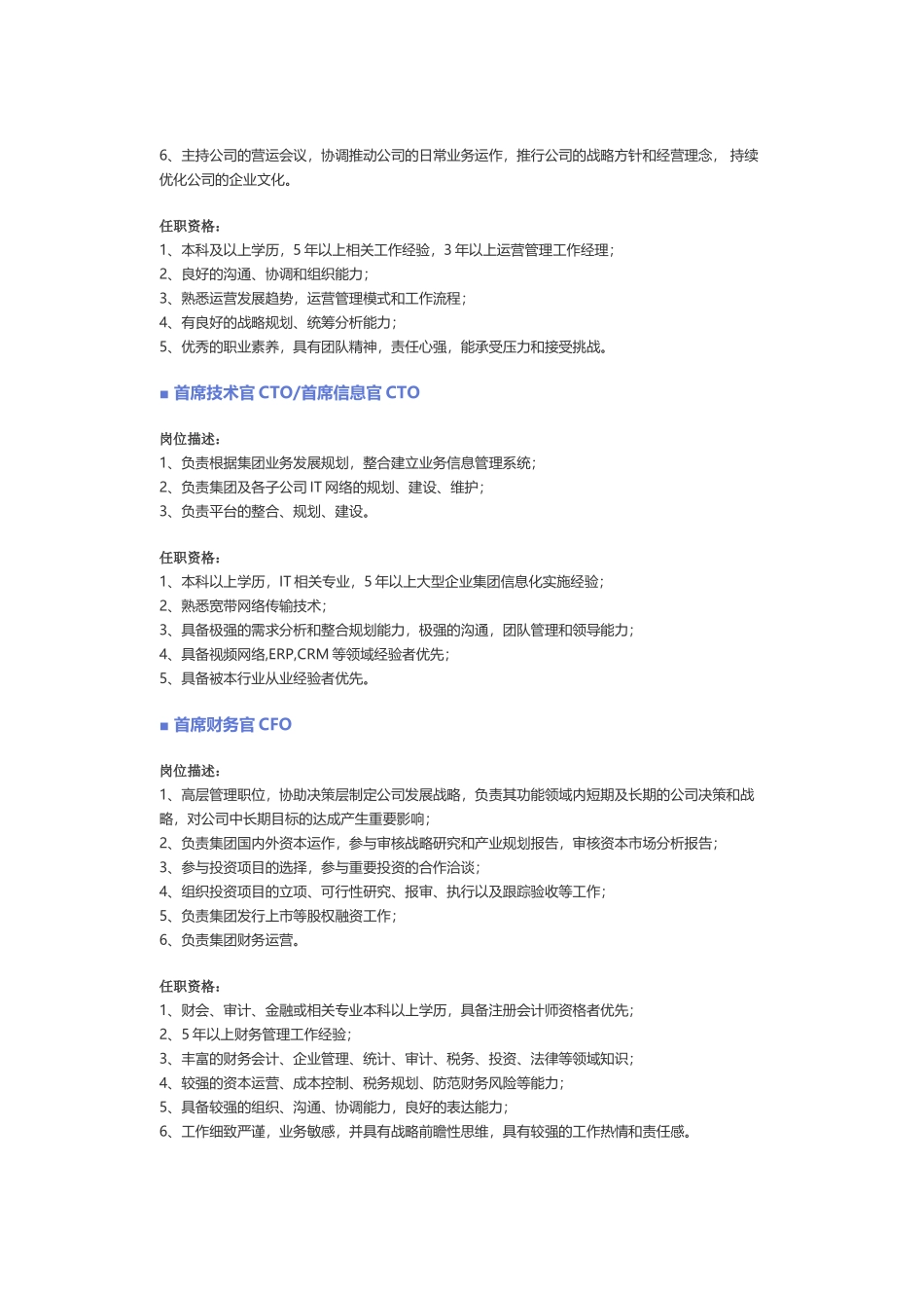 【高级管理】职位说明书 (2).docx_第2页