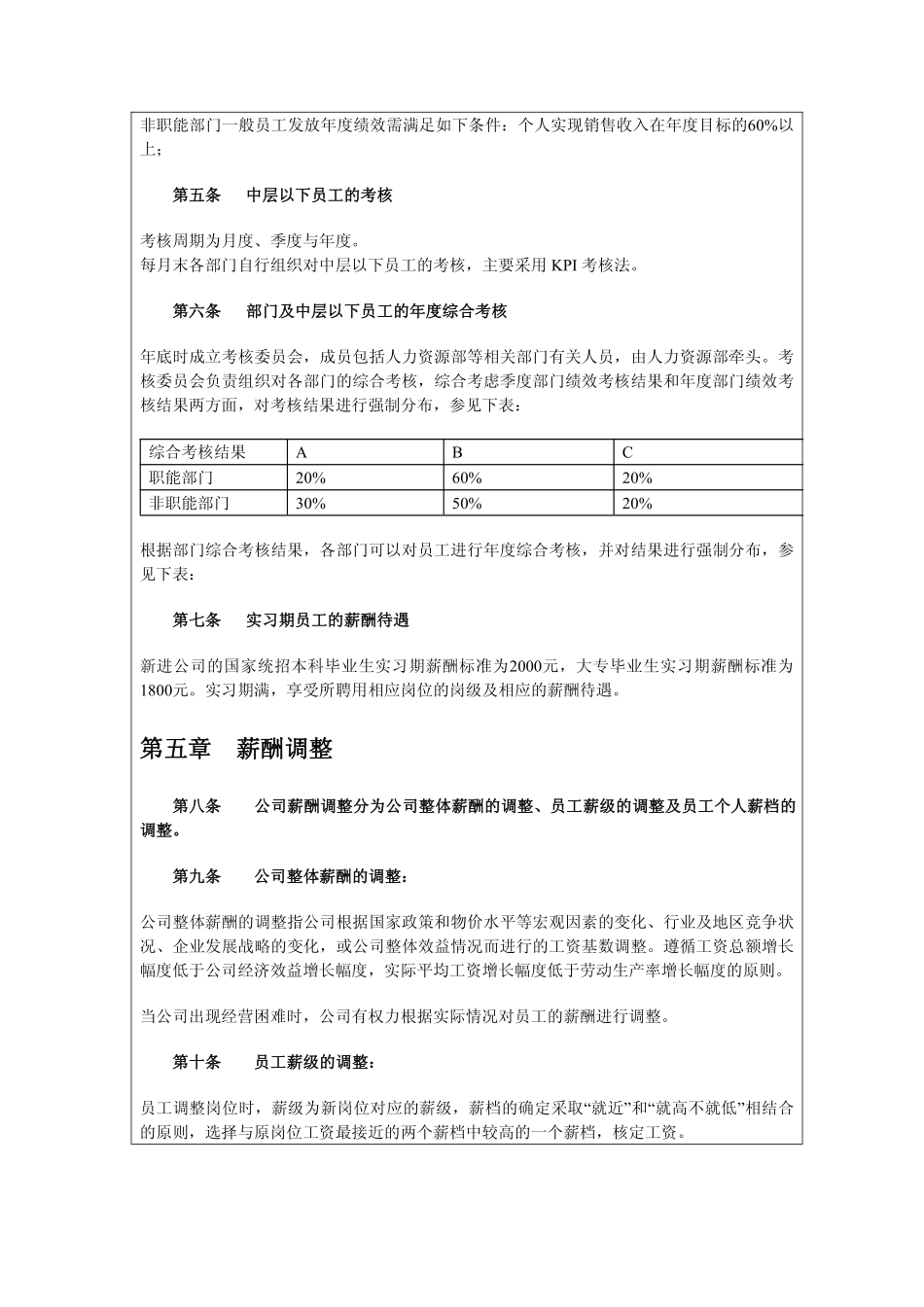 【教育行业】某机构各人员薪酬绩效管理制度.pdf_第3页