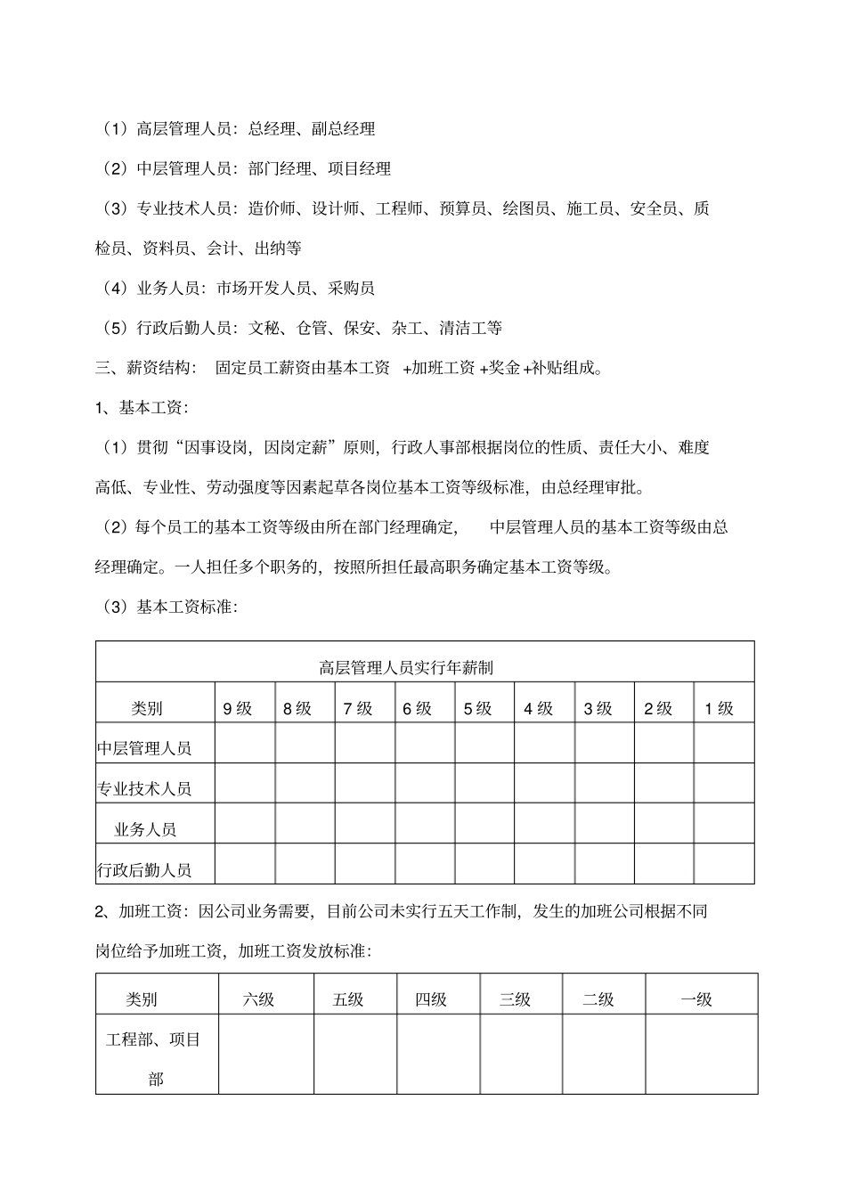 建筑施工企业薪酬管理制度.pdf_第2页