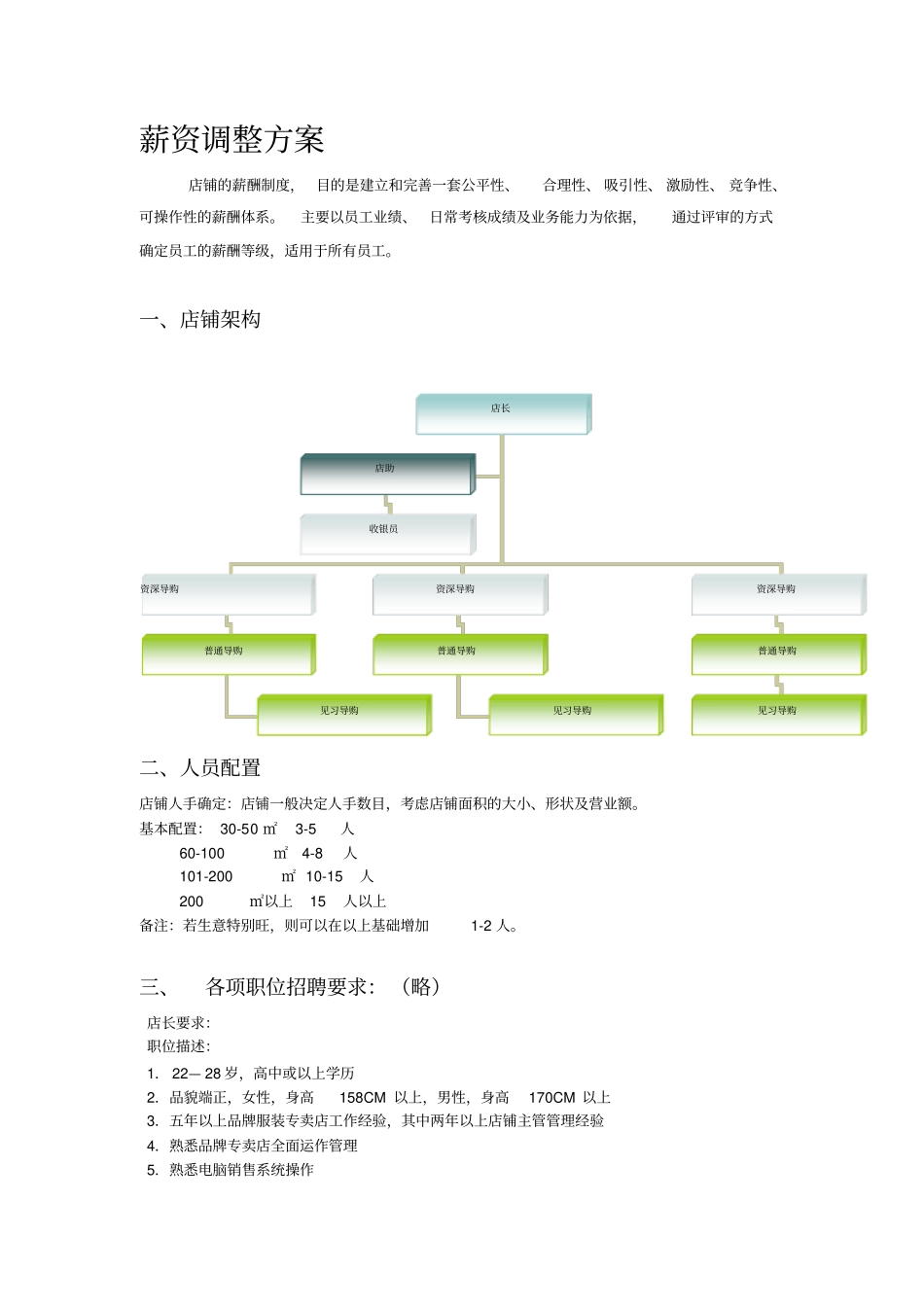 服装行业薪资方案.pdf_第1页
