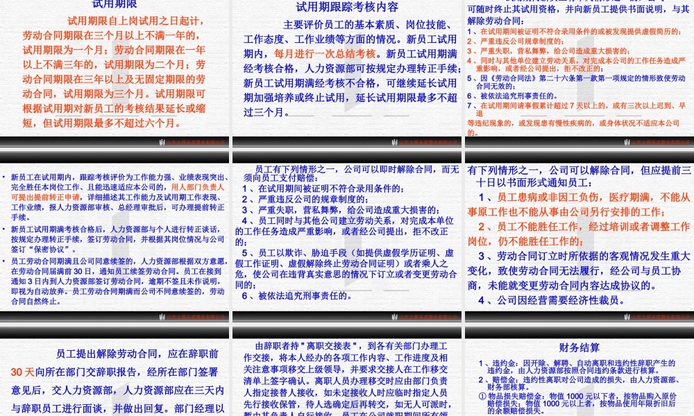 人力资源管理制度培训材料20080308(ppt 69) (2).ppt