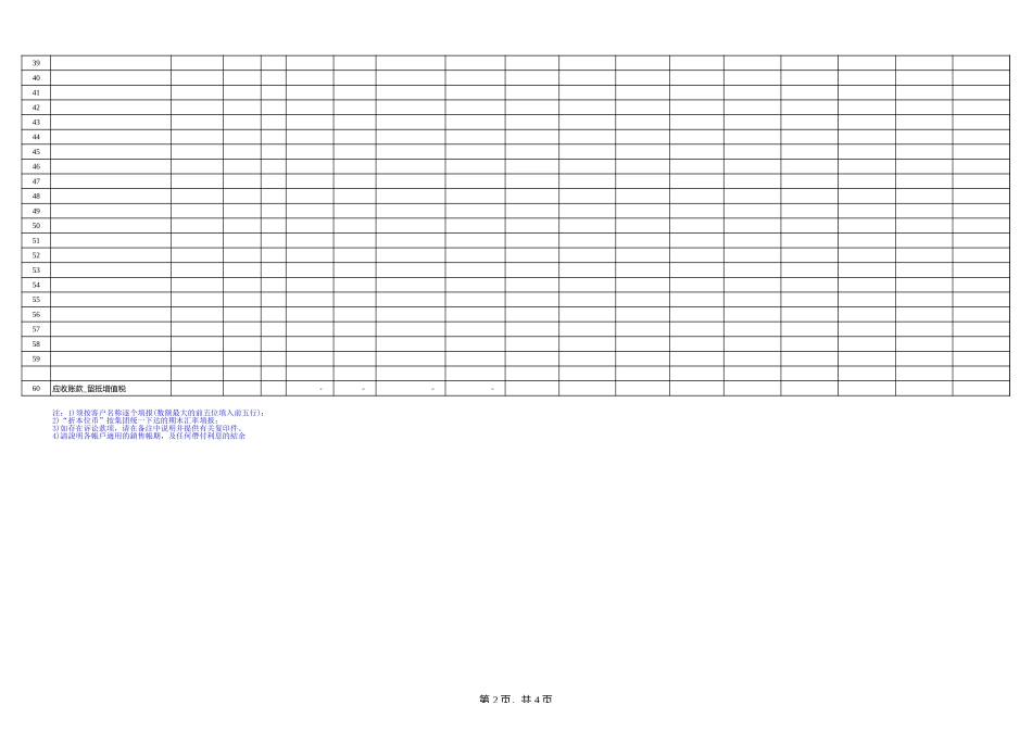 【财务分析报表】应收账款账龄分析表 (2).xls_第2页