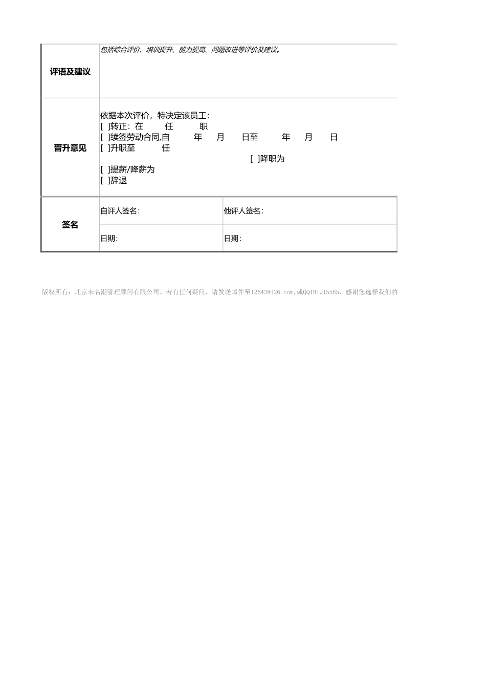 04-3-绩效考核主管绩效考核表（含自动计算、等级评价） (2).xlsx_第2页