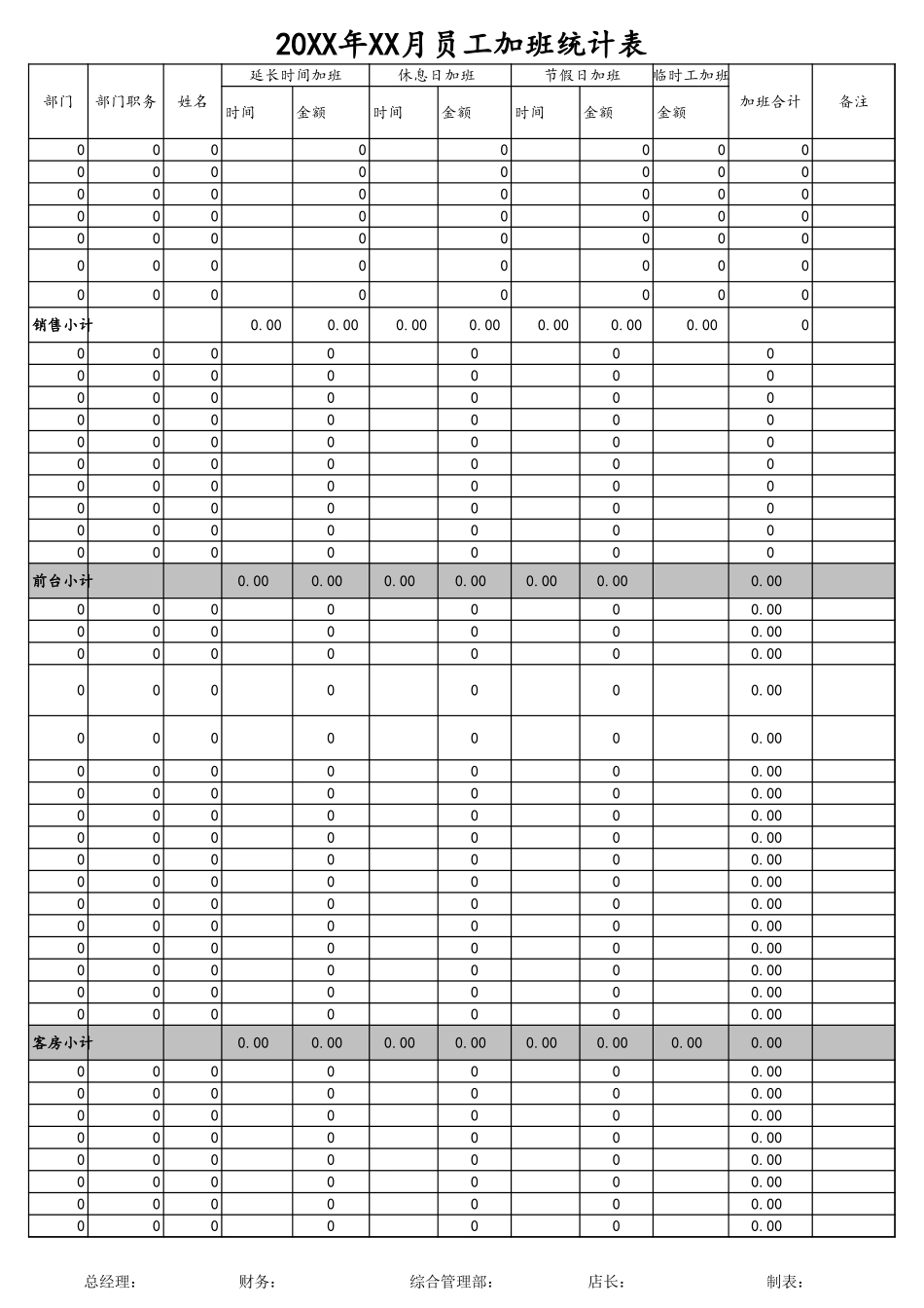 29-【通用】最实用的含公式的工资表.xls_第1页