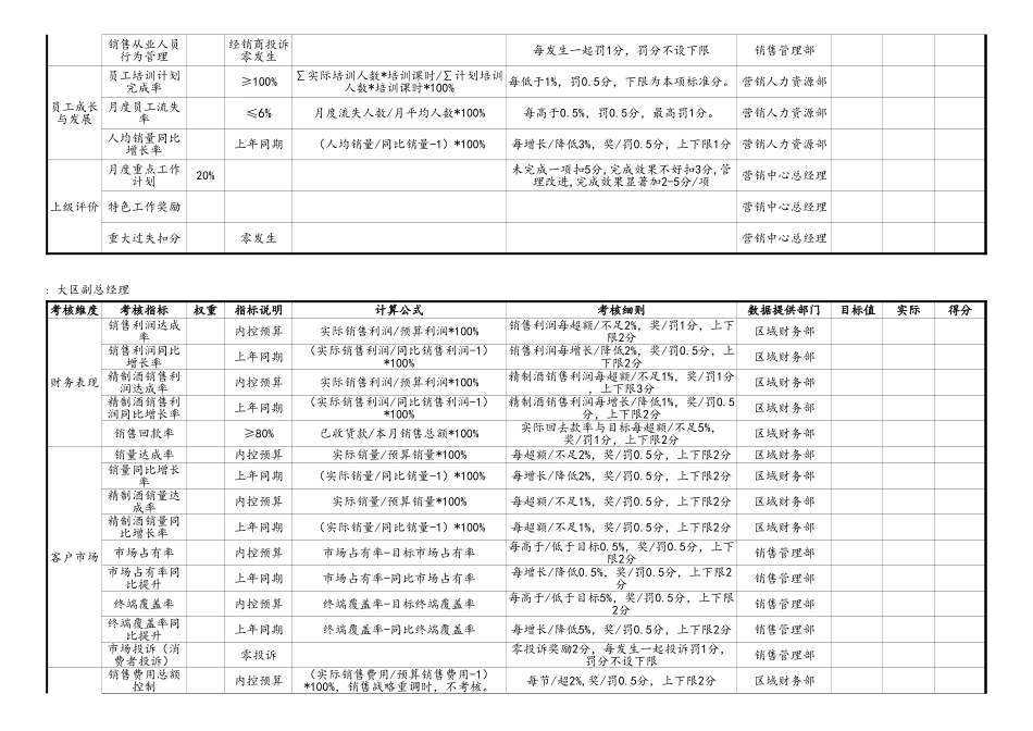 07-【标准制度】销售类-销售大区高层BSC表格.xlsx_第2页