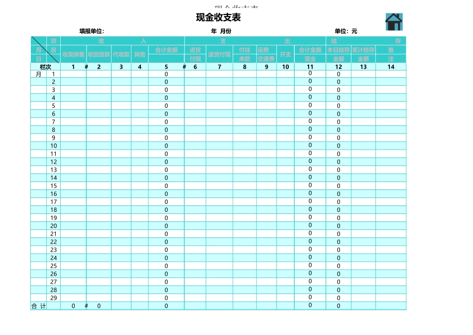 财务出纳管理系统-财务报表.xls_第3页