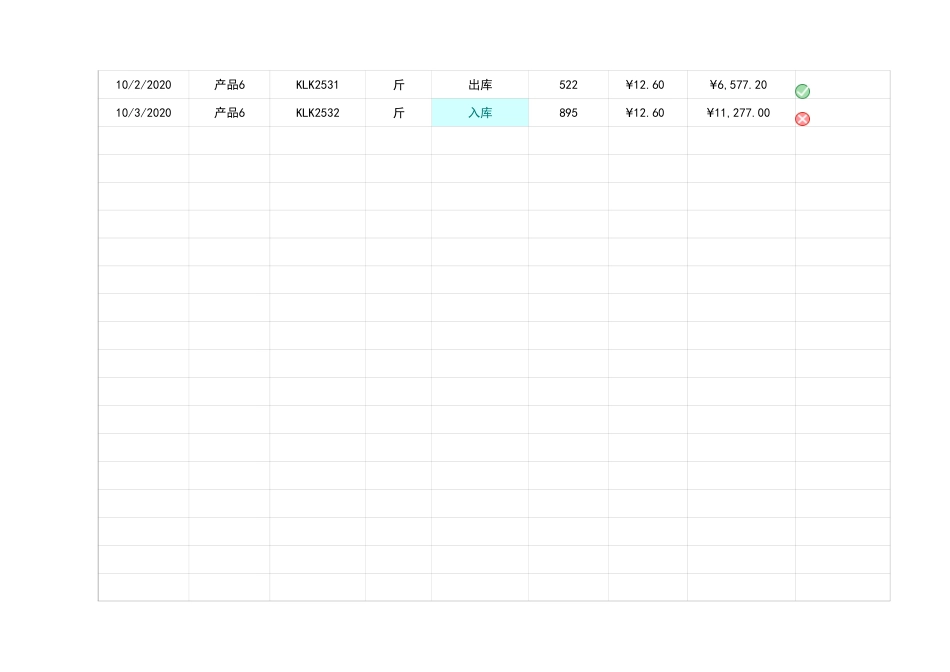 产品出入库库存统计表1.xlsx_第2页