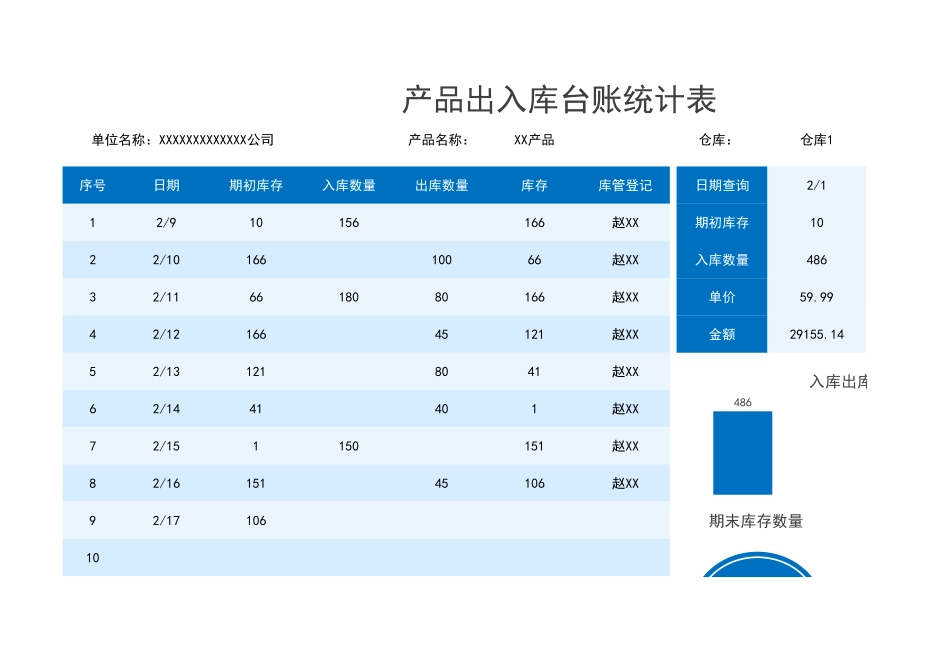 产品出入库台账统计表1.xlsx_第1页