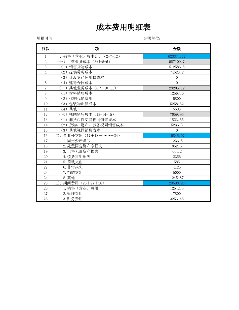 成本费用明细表 (2).xlsx_第1页