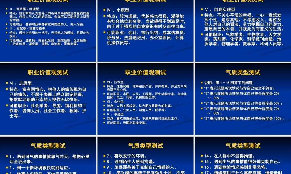 职业规划心理测试 (2).ppt