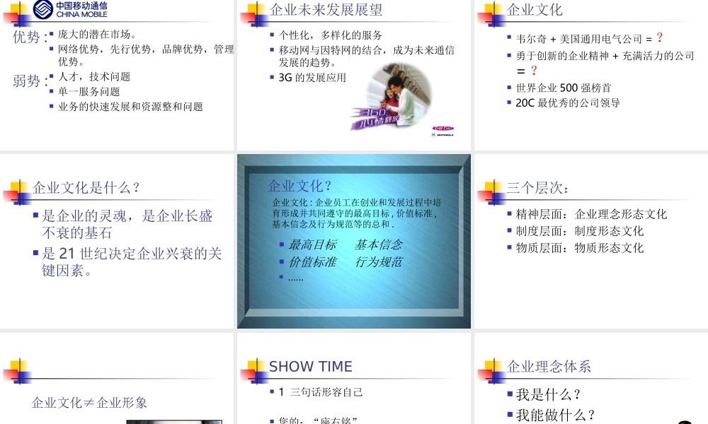 中国移动企业文化.ppt