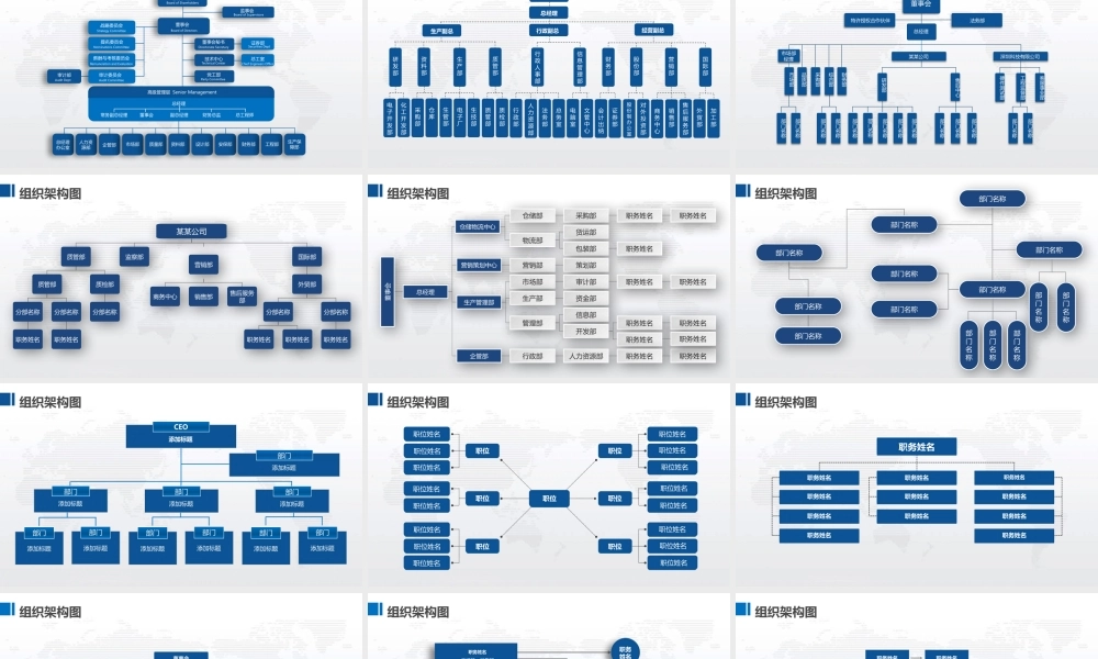 组织架构图人事架构图PPT模板设计.pptx