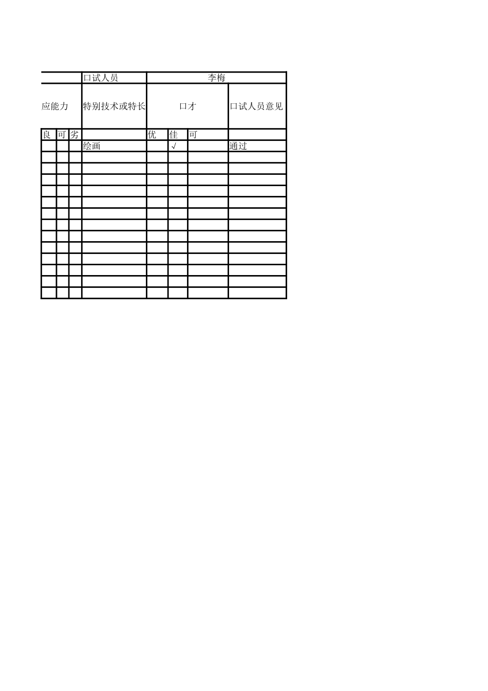 员工招聘表1 (2).xlsx_第3页
