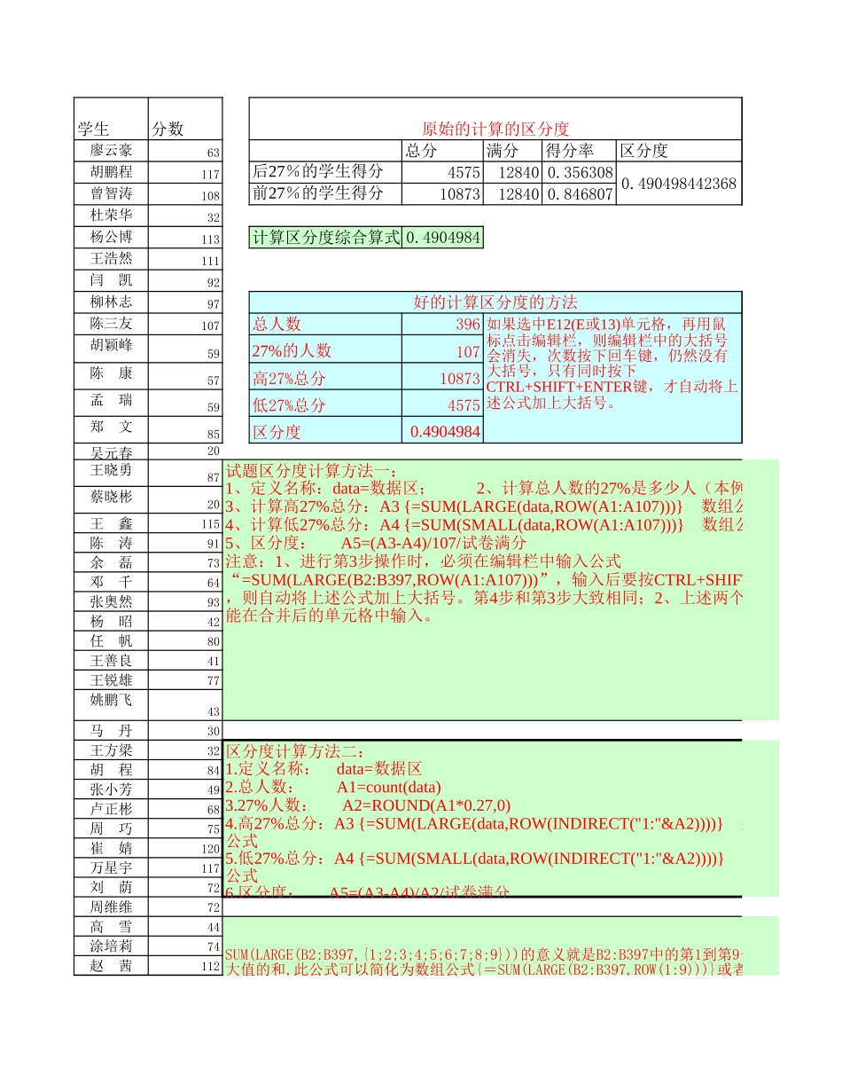 学生成绩统计表模板.xls_第3页