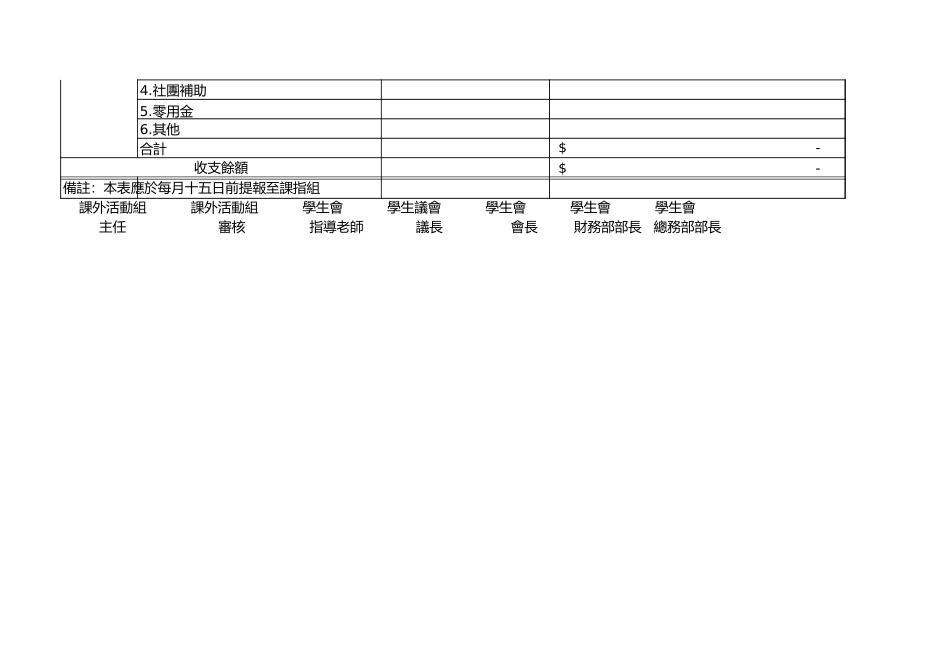 學生會收支報告表 (2).xls_第2页