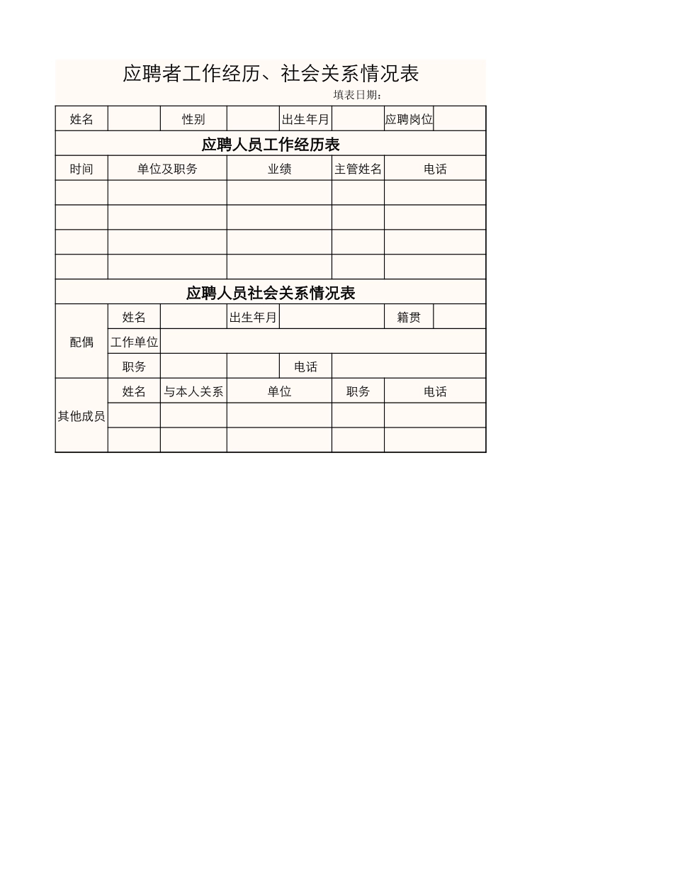 应聘者情况表.xlsx_第1页