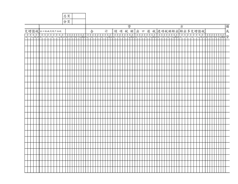 增值税明细账.xls_第2页