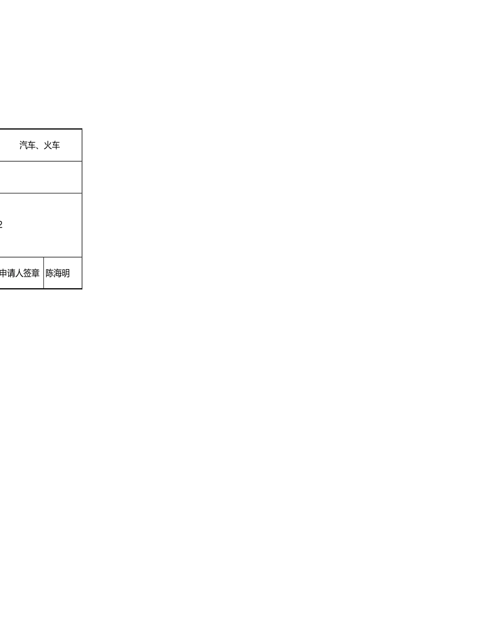预支差旅费申请单.xlsx_第2页