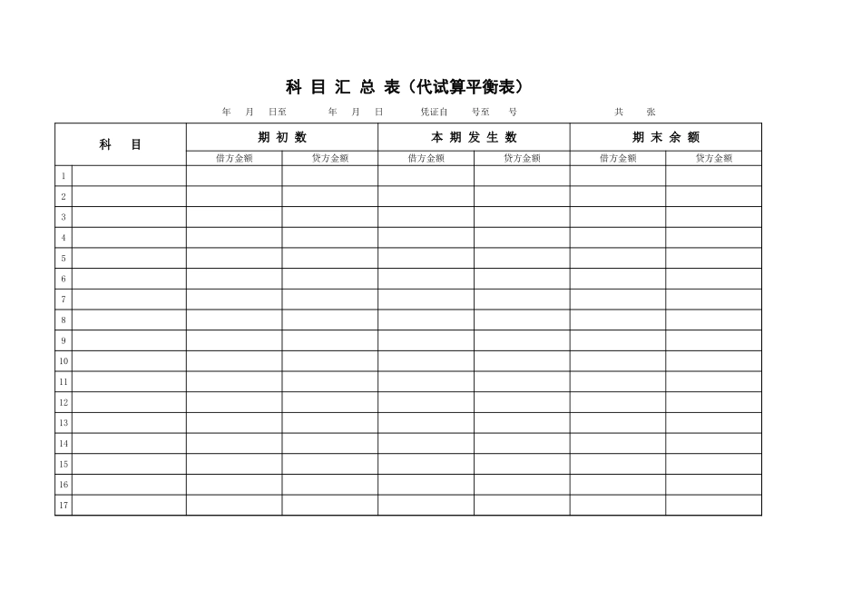 账务表格.xls_第1页
