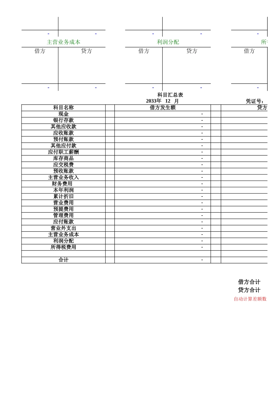 自动计算财务报表.xls_第2页