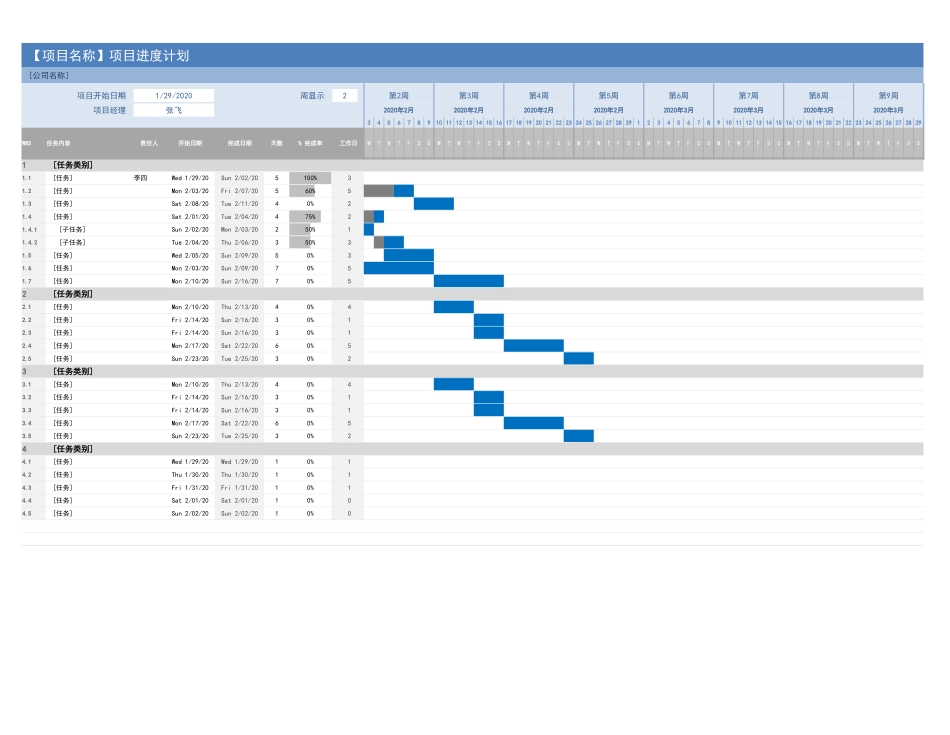 甘特图126.xlsx_第1页
