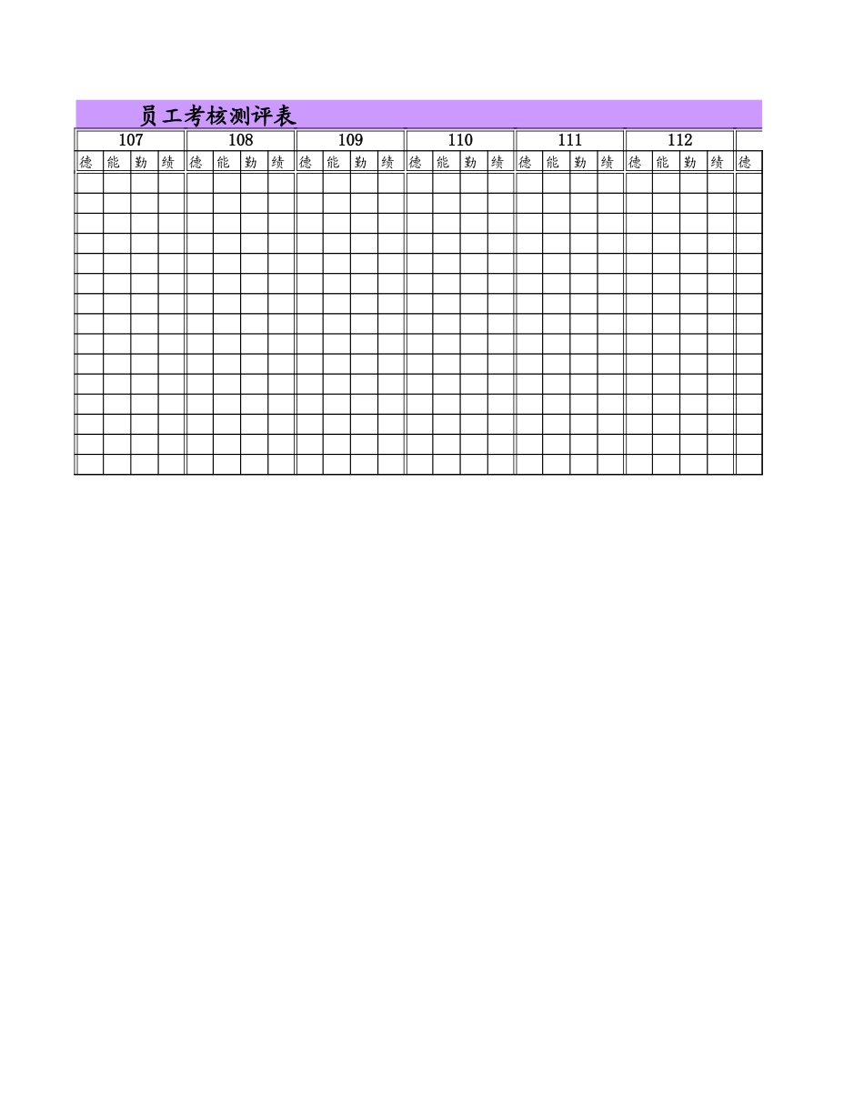 员工考核测评表.xls_第3页
