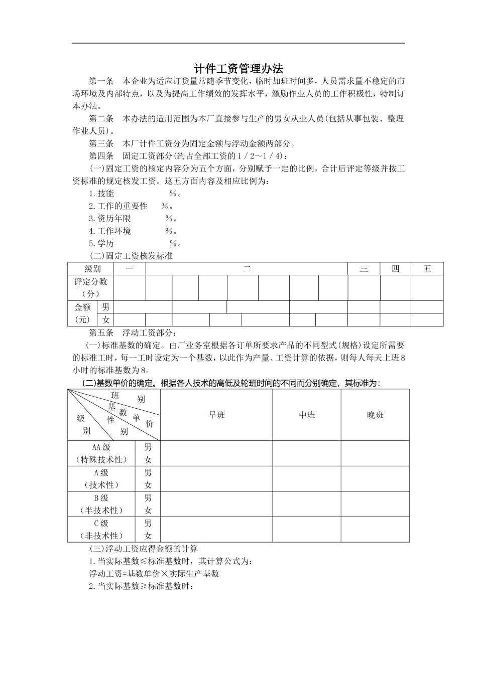 计件工资管理办法.doc_第1页