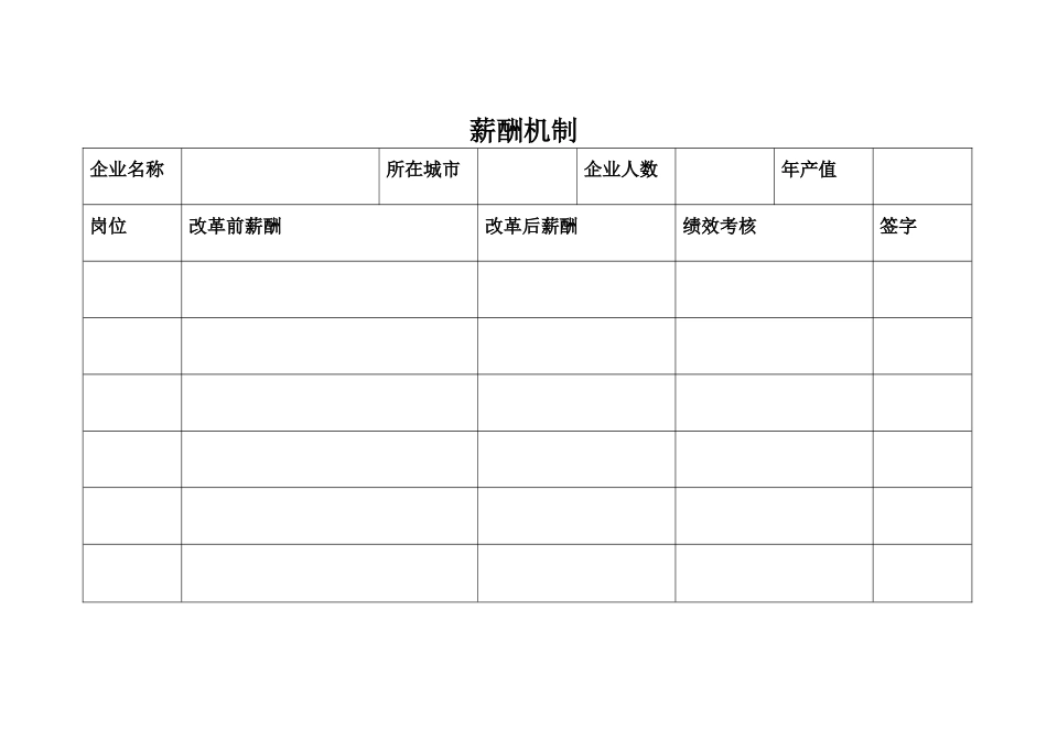 【工具】新改革薪酬机制.docx_第1页