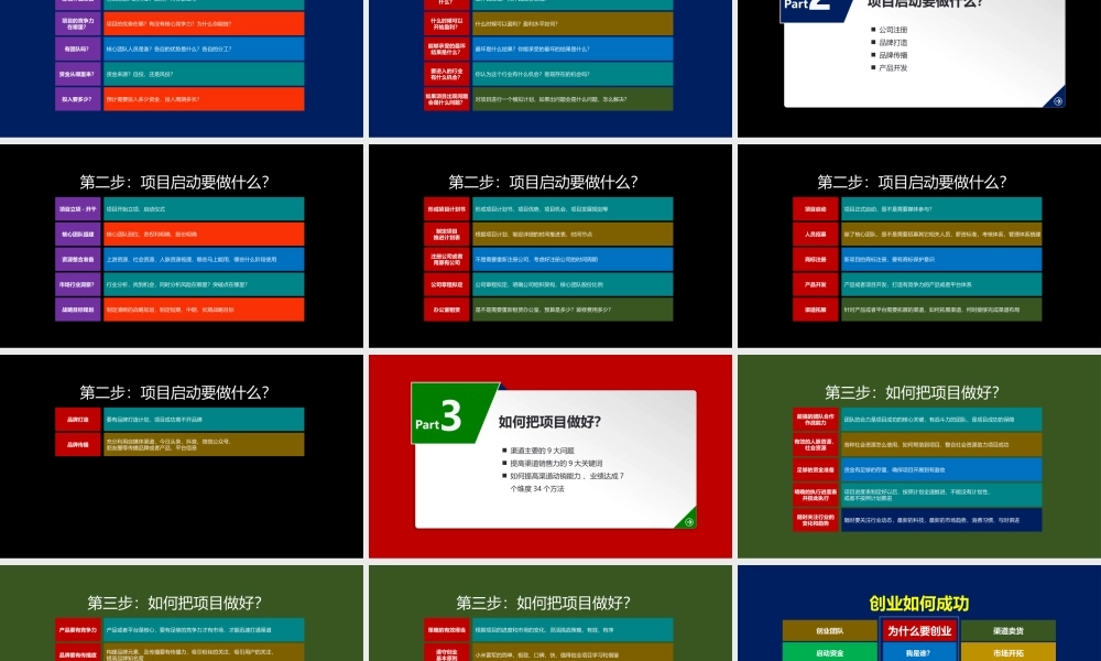 1、《创业指导》创业总经理总监如何提高创业成功率创业指导手册.pptx