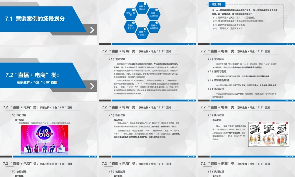 2022直播营销课件7：直播营销案例分析.pptx