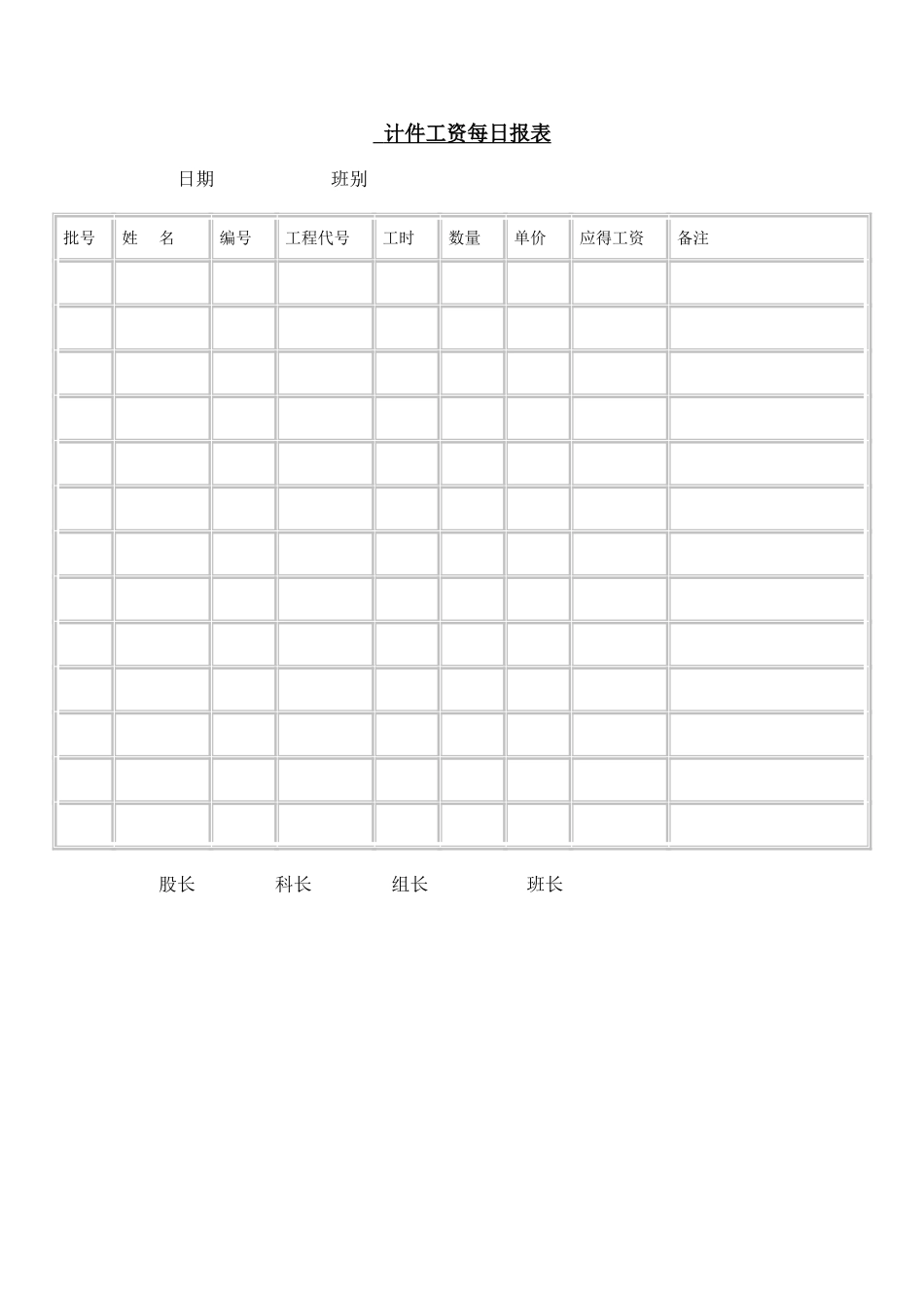 计件工资每日报表.doc_第1页