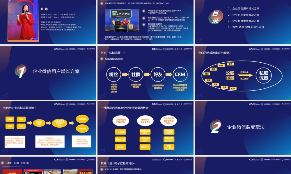 2022直播营销课件8：微信直播私域流量增长案例.pptx