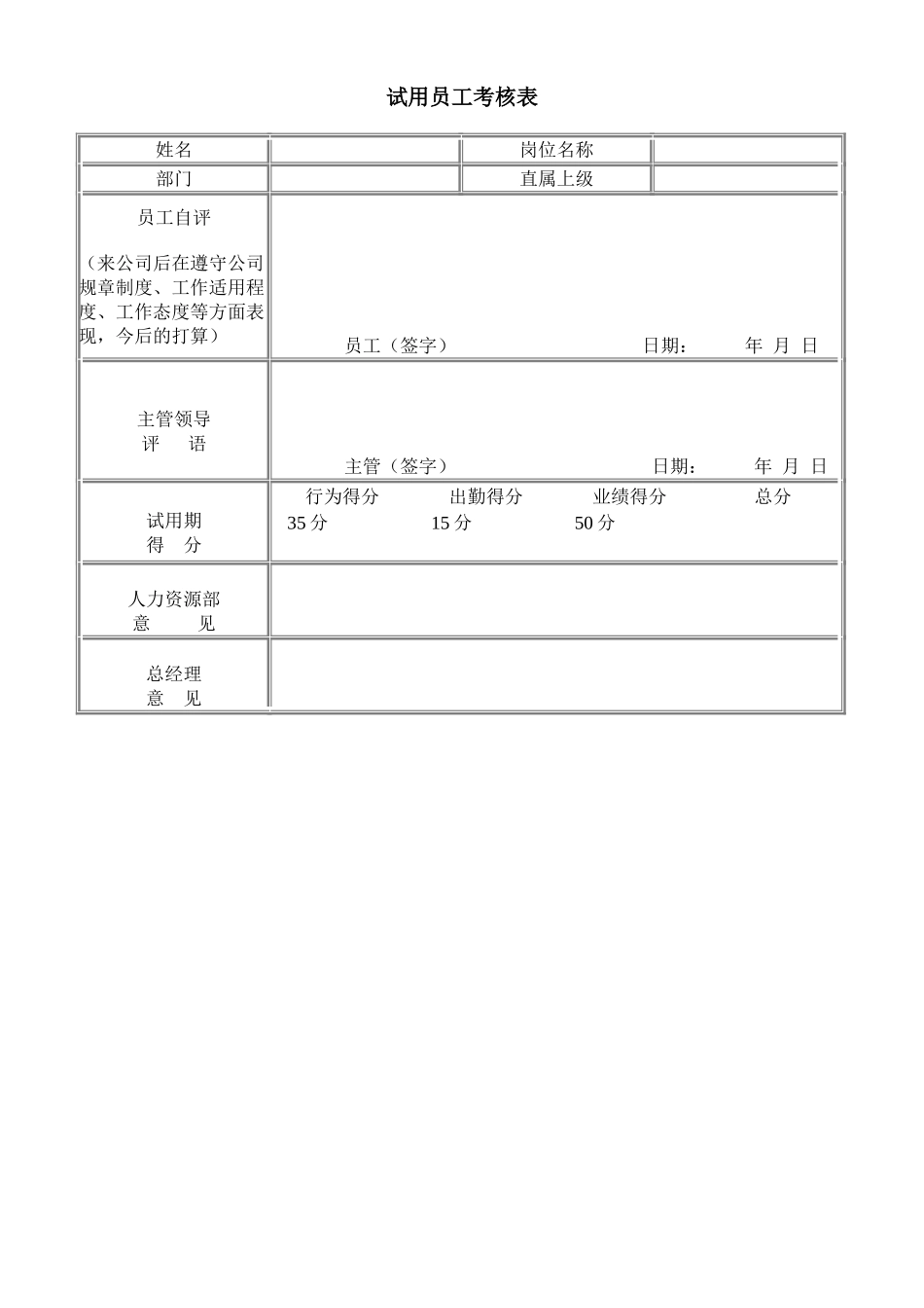 试用员工考核表.doc_第1页
