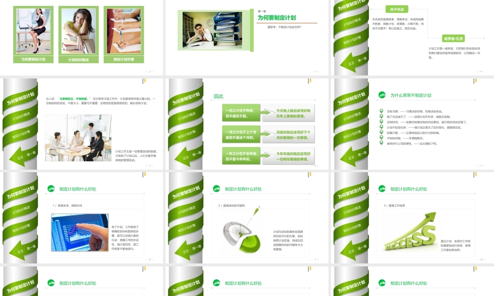 3、《定执行方法》抓计划-如何制定计划员工培训PPT课件.pptx