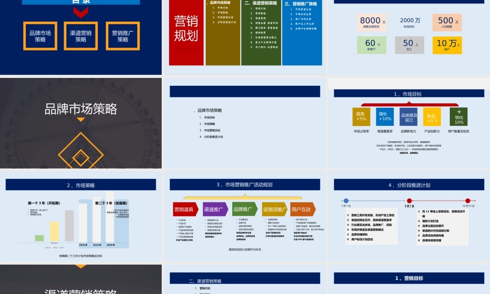 6、总经理营销总监企业营销规划怎么做？营销规划PPT方案.pptx