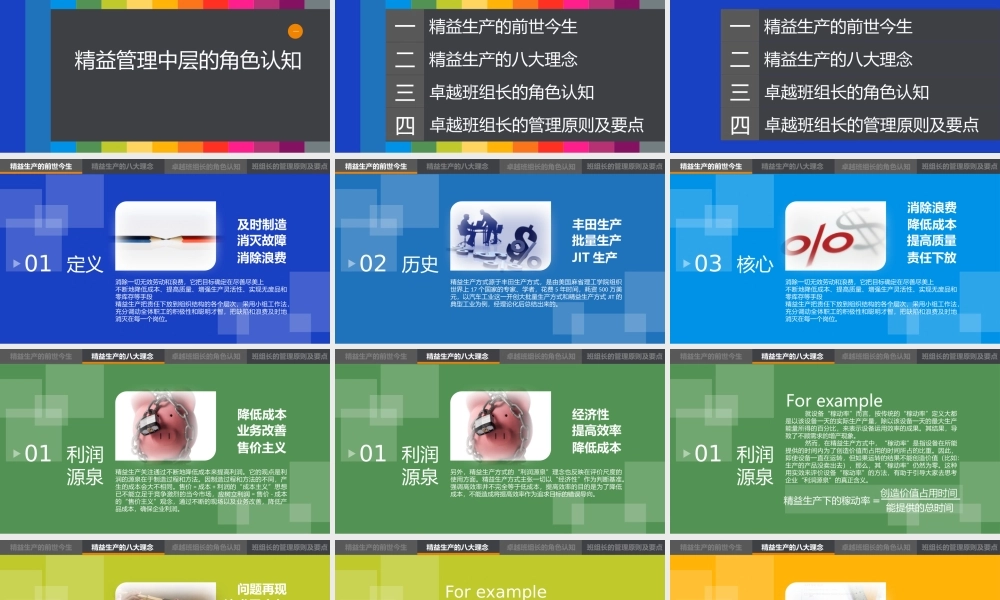 【流程体系】精品-精益管理培训PPT课件-38页.pptx